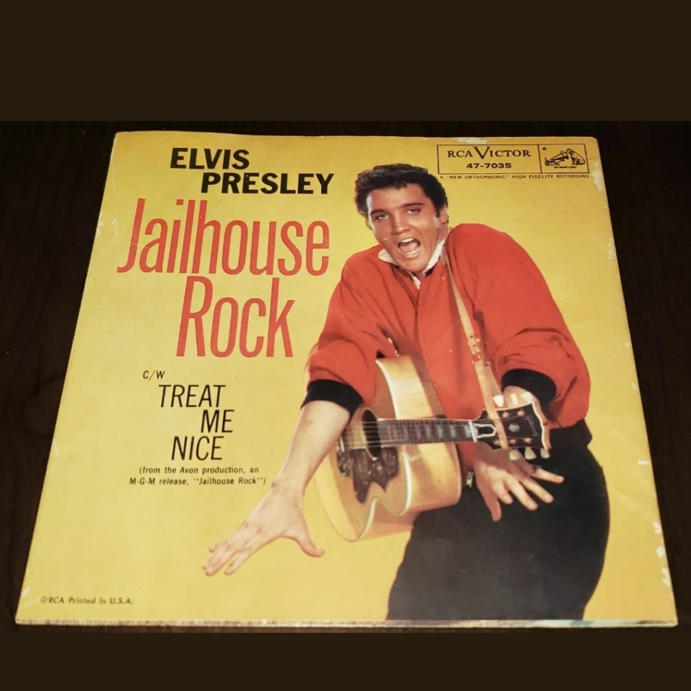 Elvis Presley - Jailhouse Rock 45 Picture Sleeve